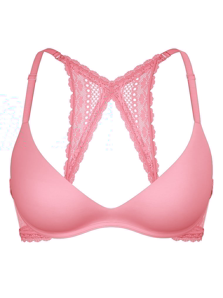 Sexy Tee Daisy Lace Wireless Push-Up Bra