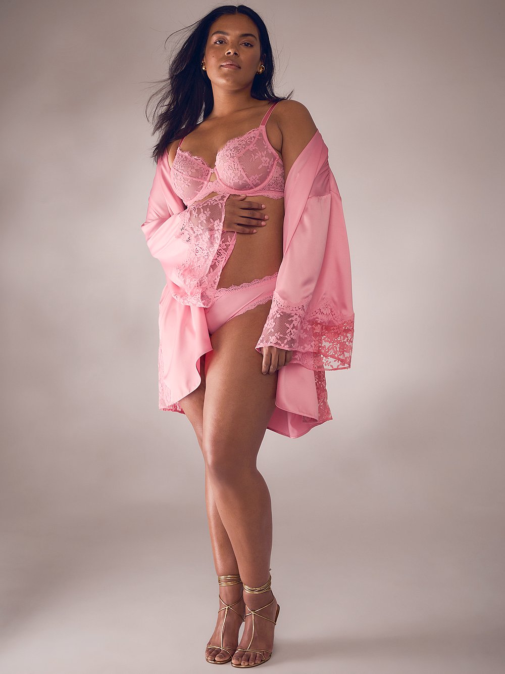 Lace-Trim Bikini Panty