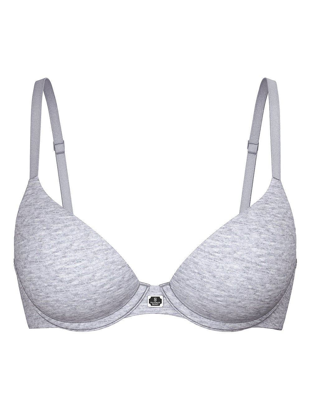 Cotton Logo Hardware Lightly Lined Demi Bra