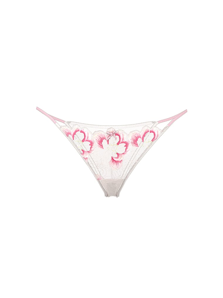 Peony Embroidery Brazilian Panty
