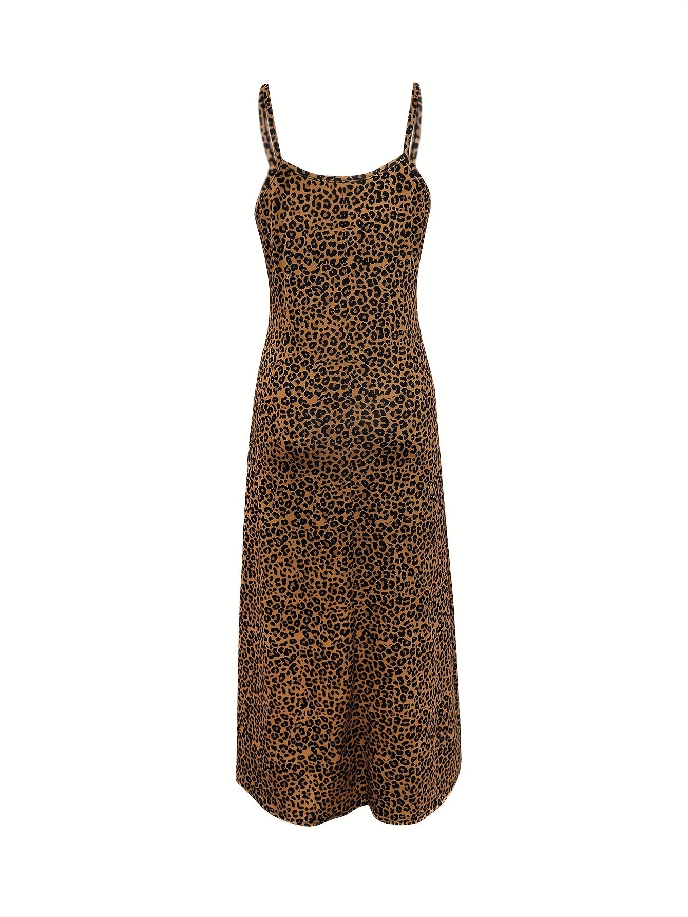 Holiday Style Leopard Butterfly Print Camisole Dress